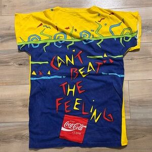 Vintage 80’s BROCKUM Coca Cola “Can’t Beat The Feeling” Men’s Medium T-Shirt
